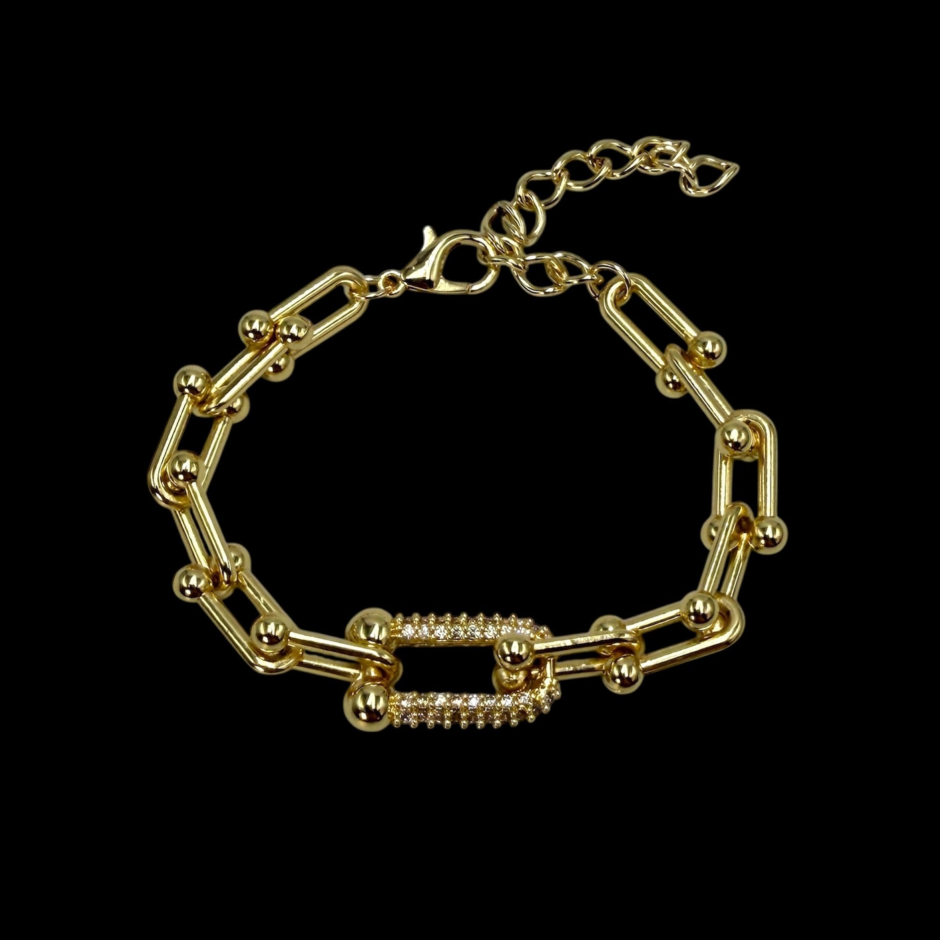 Brățară Stephany 2 Placată cu Aur