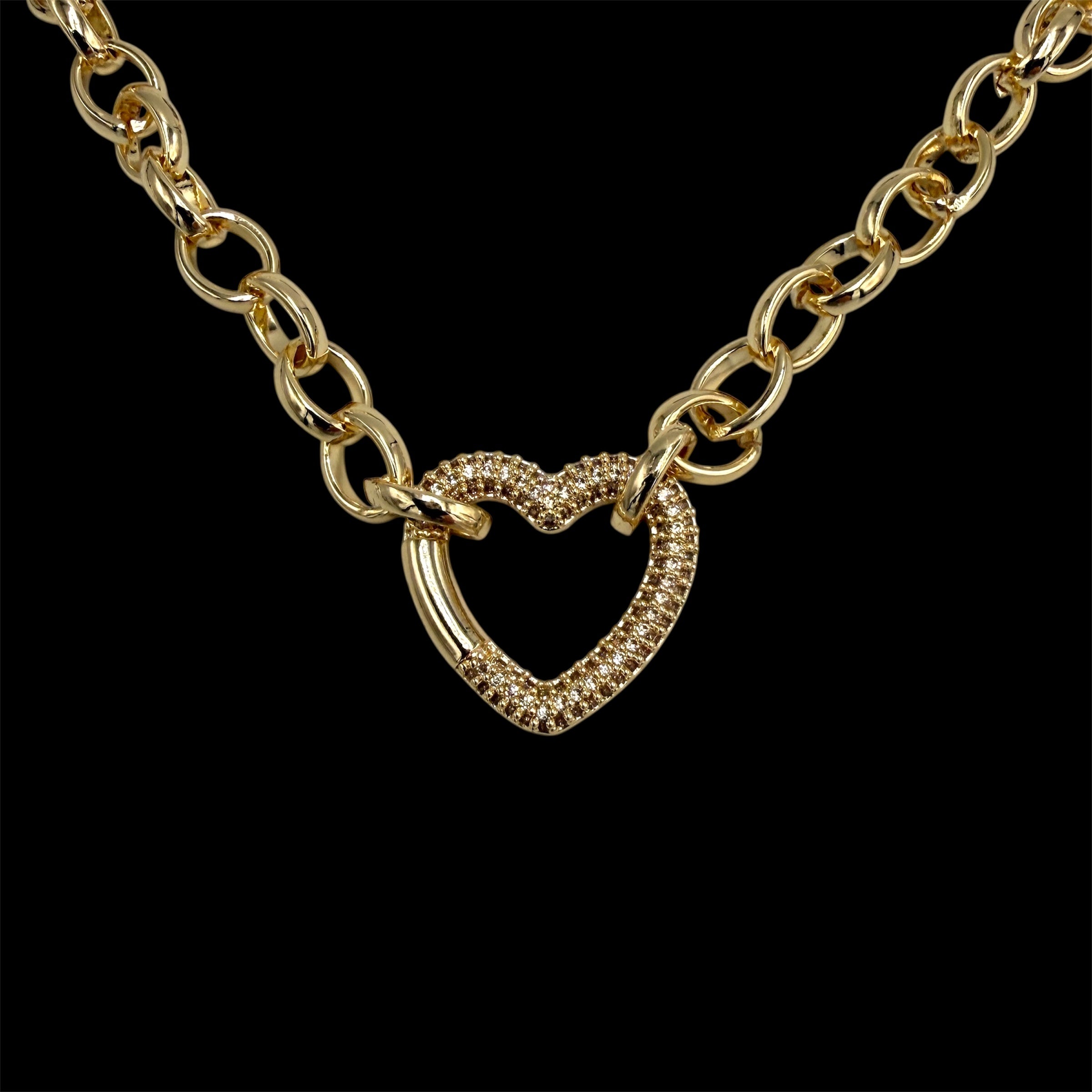 Colier Love Stone Placat cu Aur