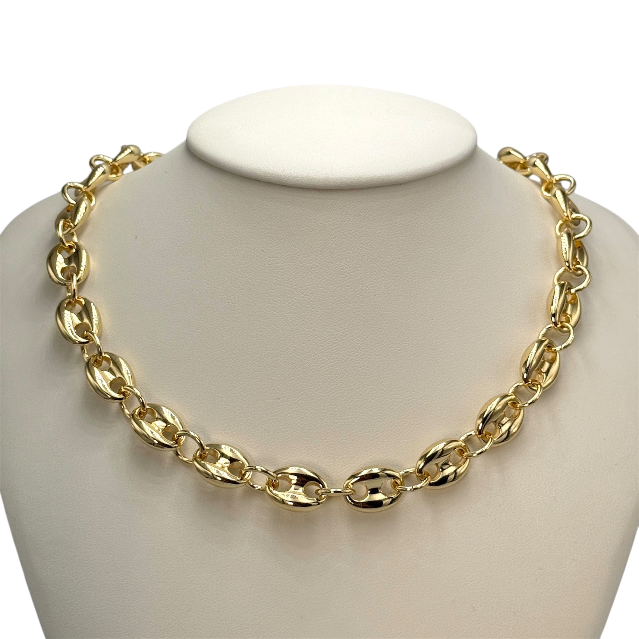 Colier Excentric Placat cu Aur