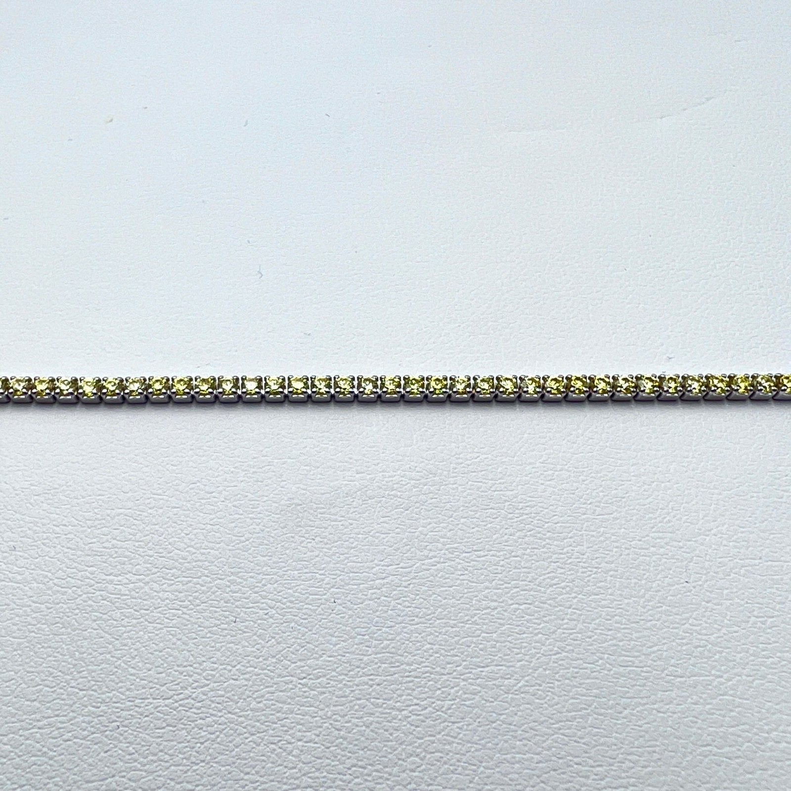 Brățară Tennis Yellow 1.5mm Argint