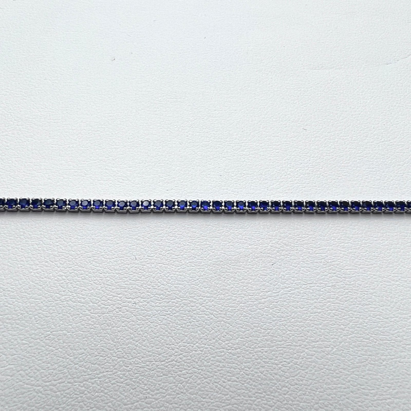 Brățară Tennis Blue 1.5mm Argint