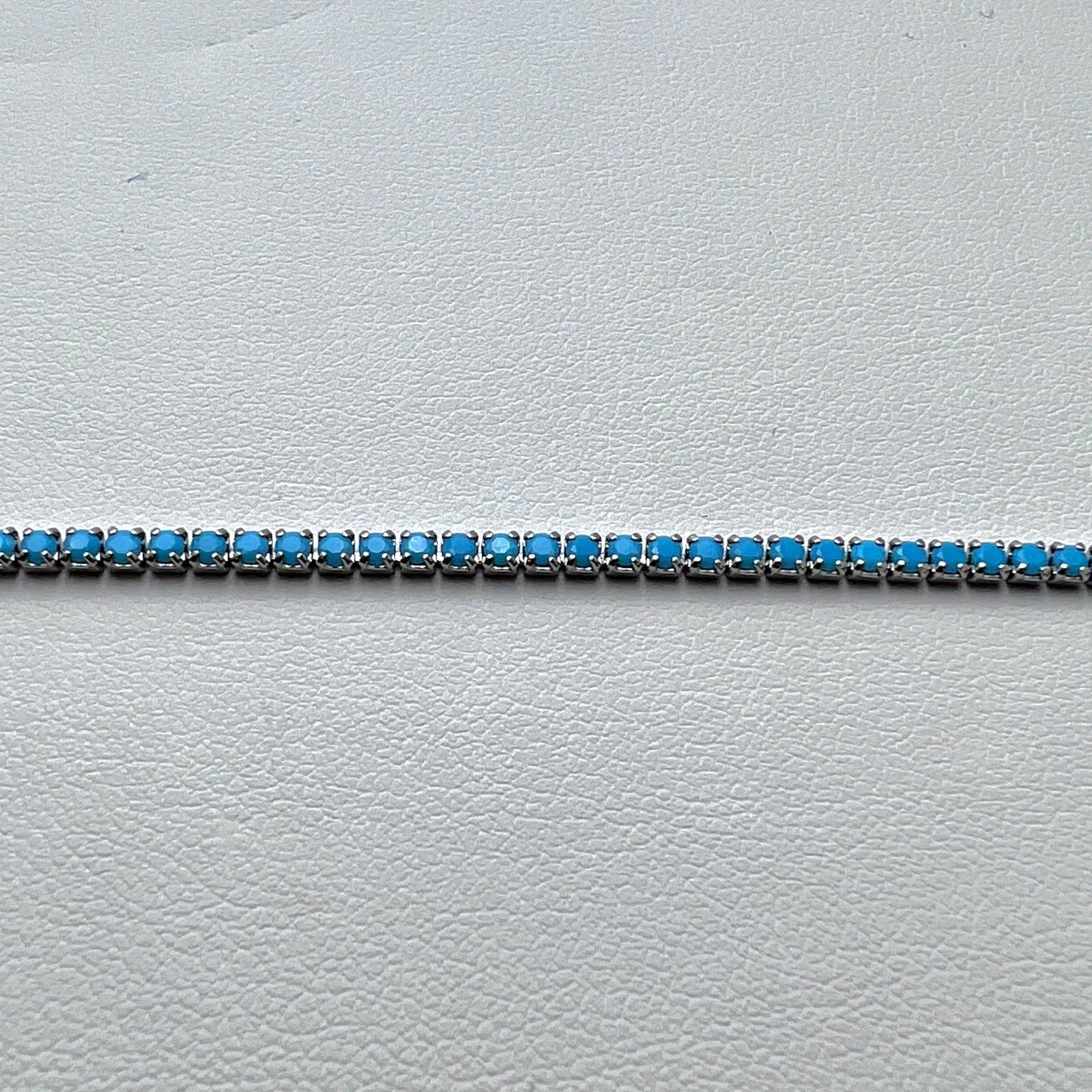 Brățară Tennis Regal Blue 1.5mm Argint