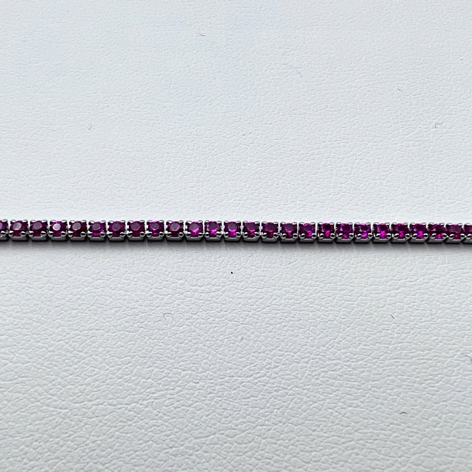 Brățară Tennis Pink 1.5mm Argint