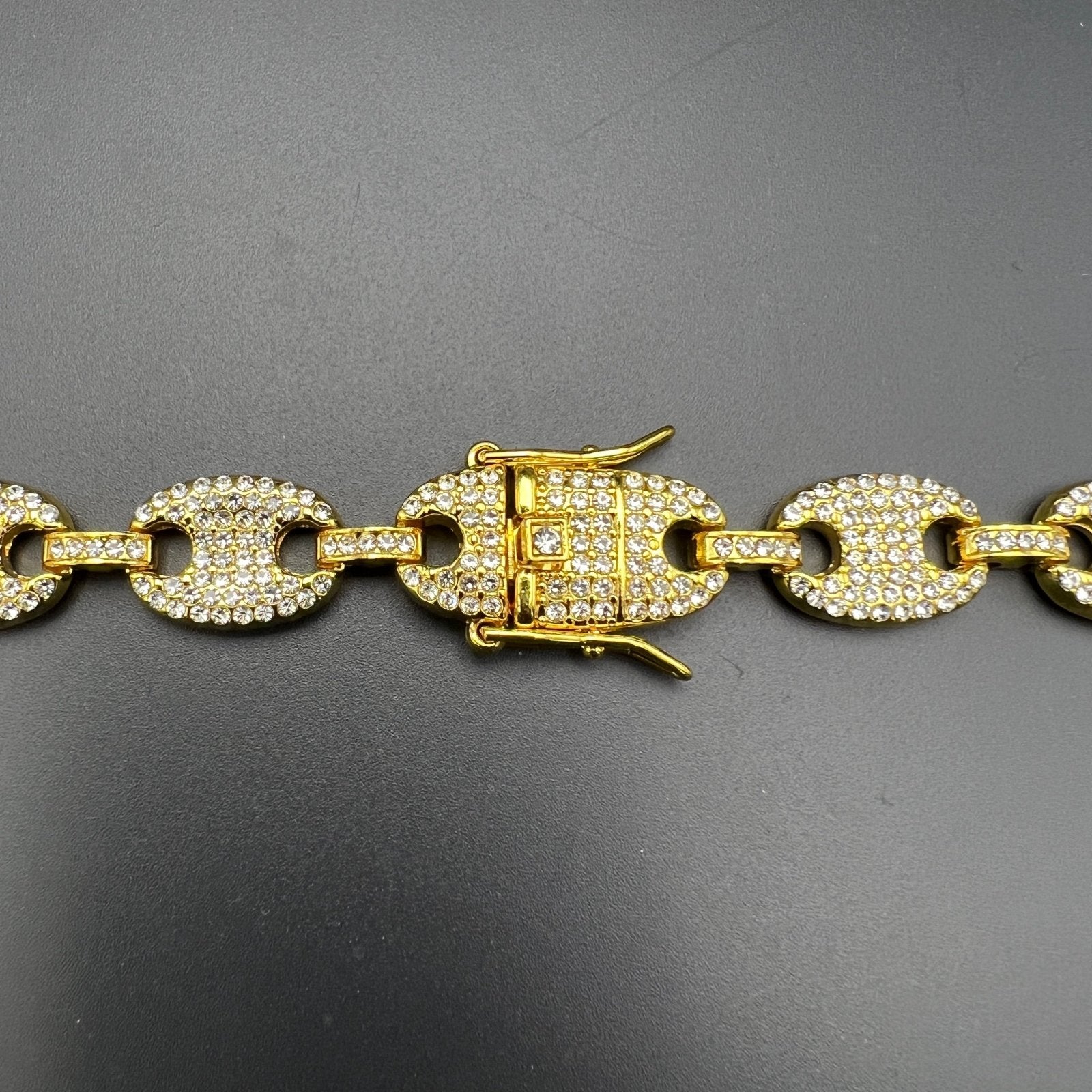 Colier Cuban Grove Street Gold