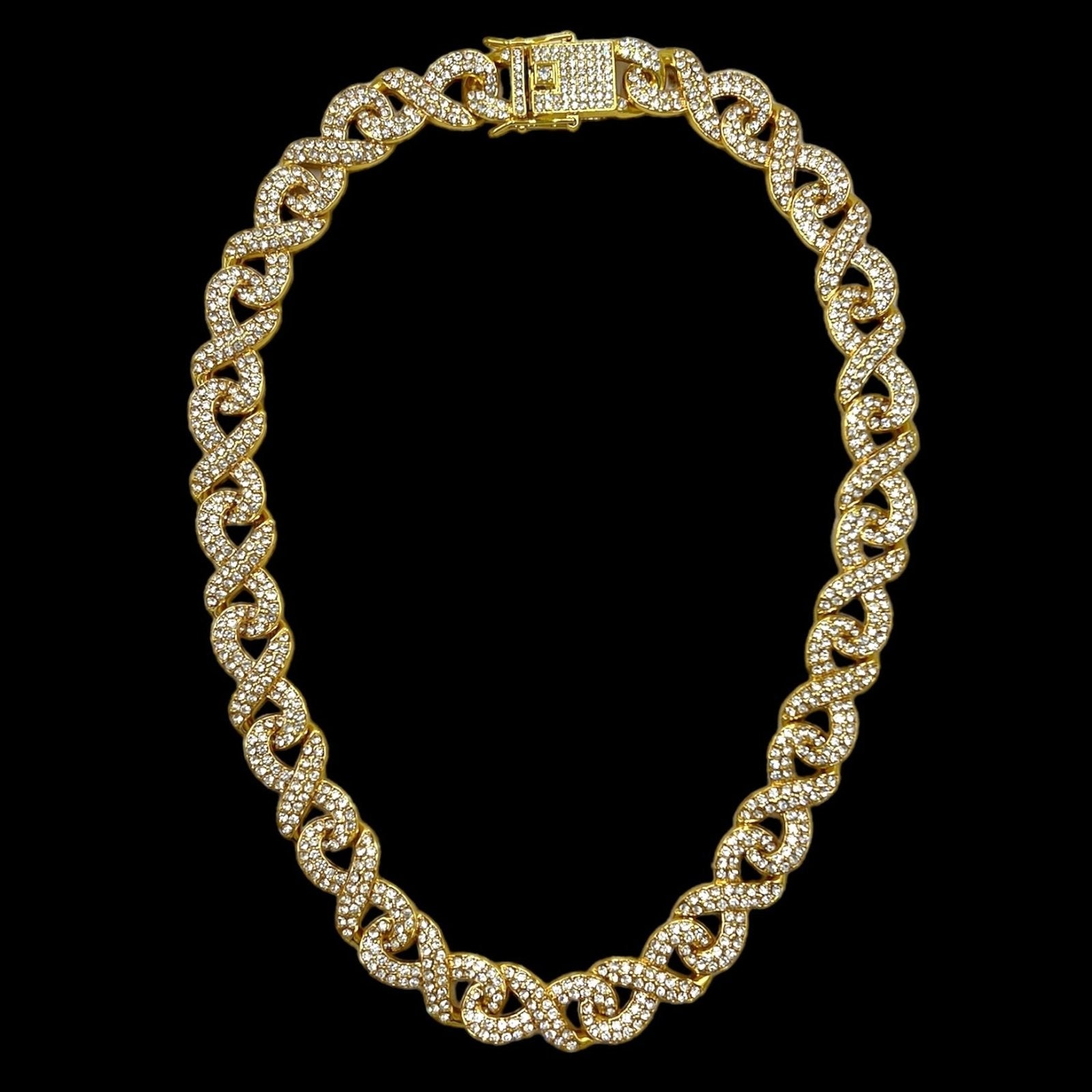 Colier Cuban Medusa Gold